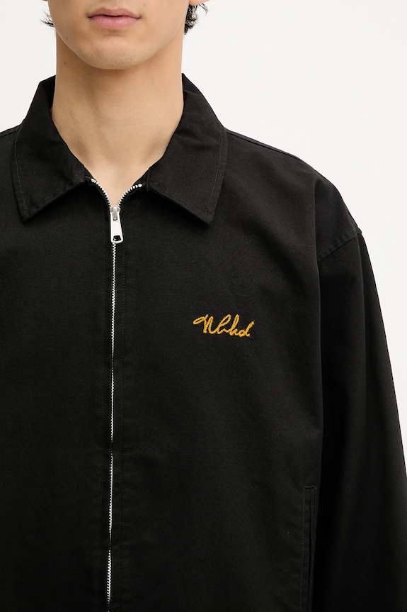 NEIGHBORHOOD giacca in cotone Zip Work Jacket nero 251TSNH.JKM02