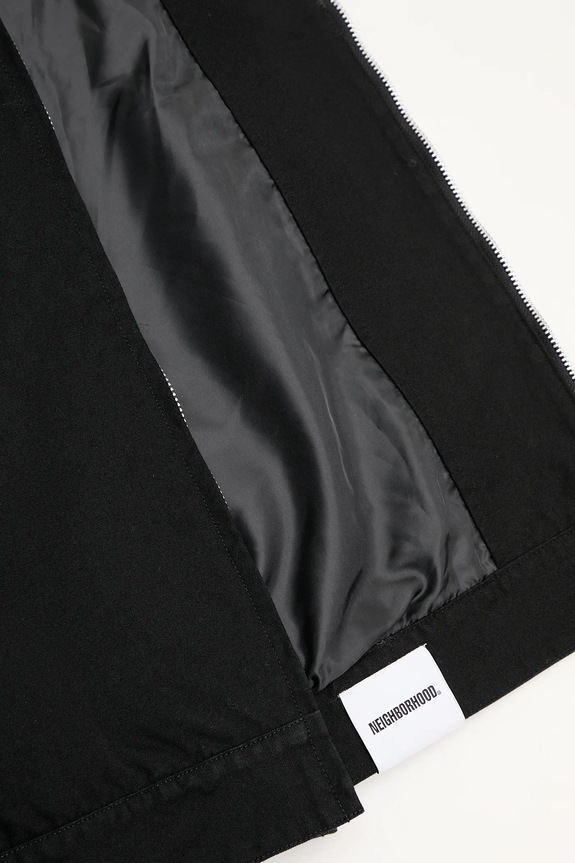 NEIGHBORHOOD giacca in cotone Zip Work Jacket 251TSNH.JKM02 nero