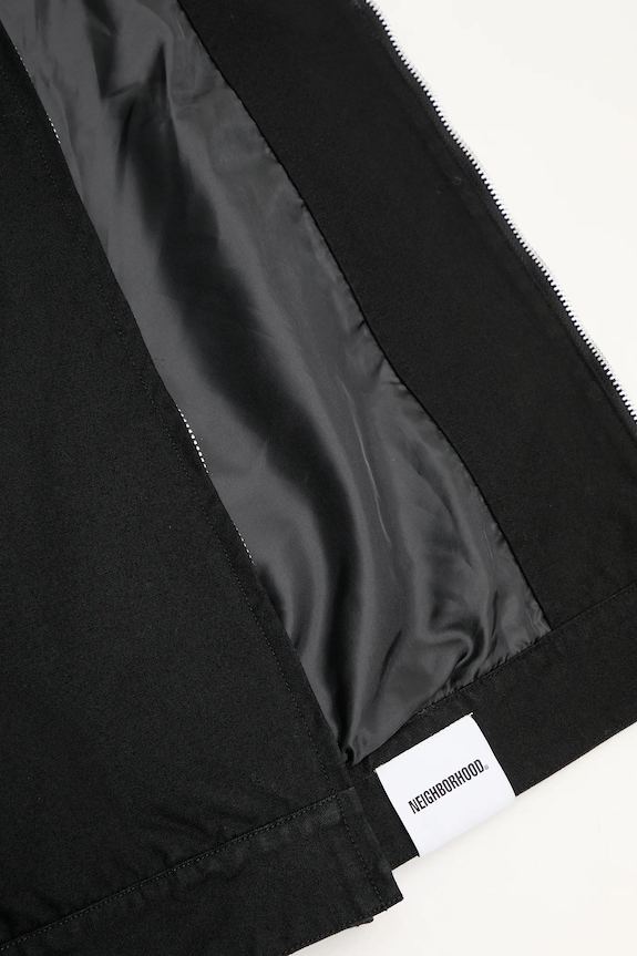 NEIGHBORHOOD giacca in cotone Zip Work Jacket 251TSNH.JKM02 nero