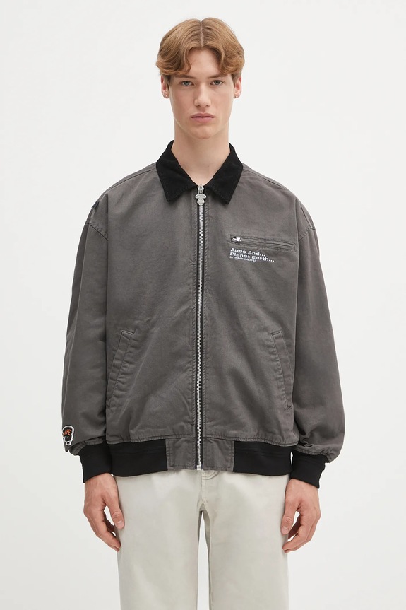 AAPE giacca Main Light Weight AAPLJM7675XXN marrone