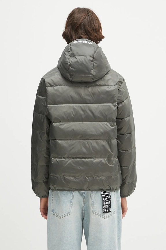 Odjeća Pernata jakna AAPE Now Down AAPDNM7652XXN zelena