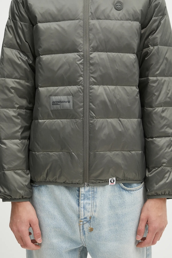 Pernata jakna AAPE Now Down zelena AAPDNM7652XXN