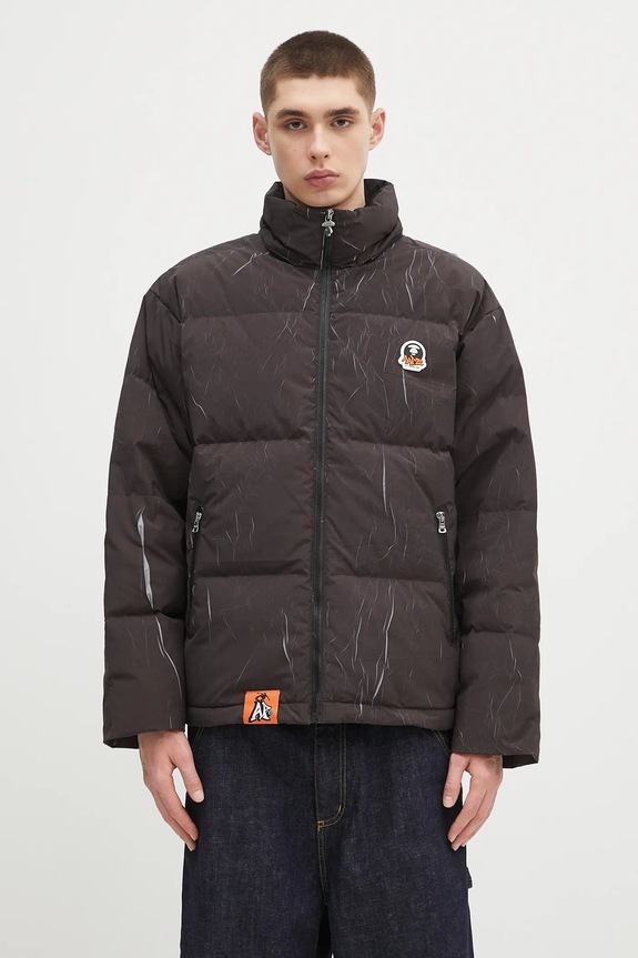 AAPE jacket Main Down black AAPDNM7665XXN