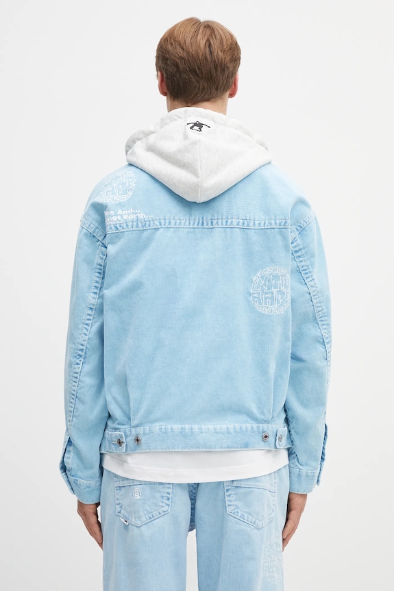 Abbigliamento AAPE giacca Main Light Weight AAPLJM7674XXN blu