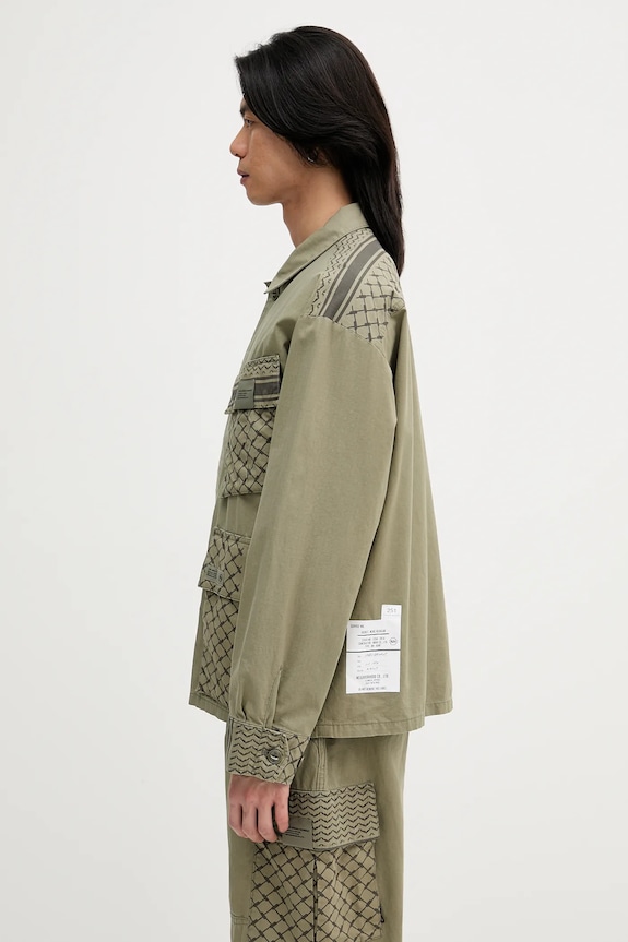 Куртка NEIGHBORHOOD PT SHEMAGH FATIGUE 251UTNH.JKM01 зелений SS25