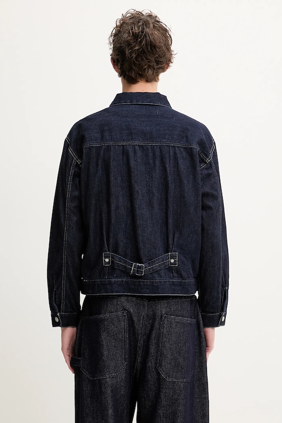 Oblečení Džínová bunda NEIGHBORHOOD WASHED LW DENIM ZIP 251SPNH.JKM01 modrá