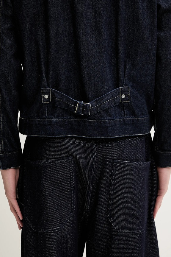 Džínová bunda NEIGHBORHOOD WASHED LW DENIM ZIP 251SPNH.JKM01 modrá