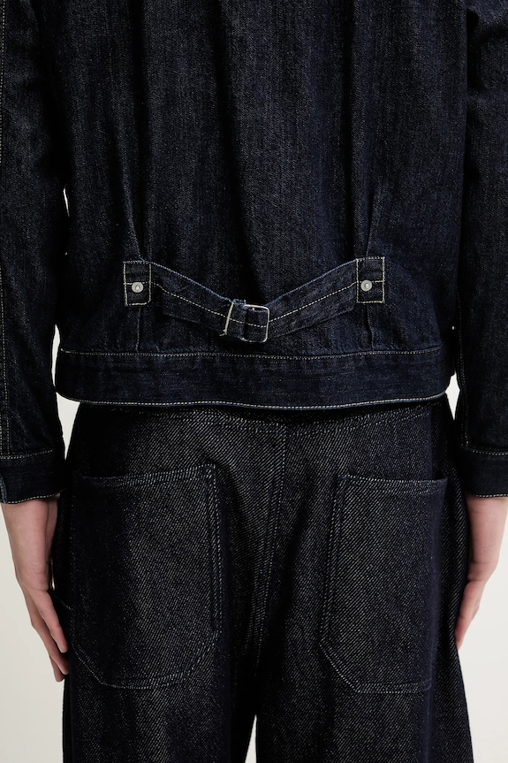 Džínová bunda NEIGHBORHOOD WASHED LW DENIM ZIP 251SPNH.JKM01 modrá
