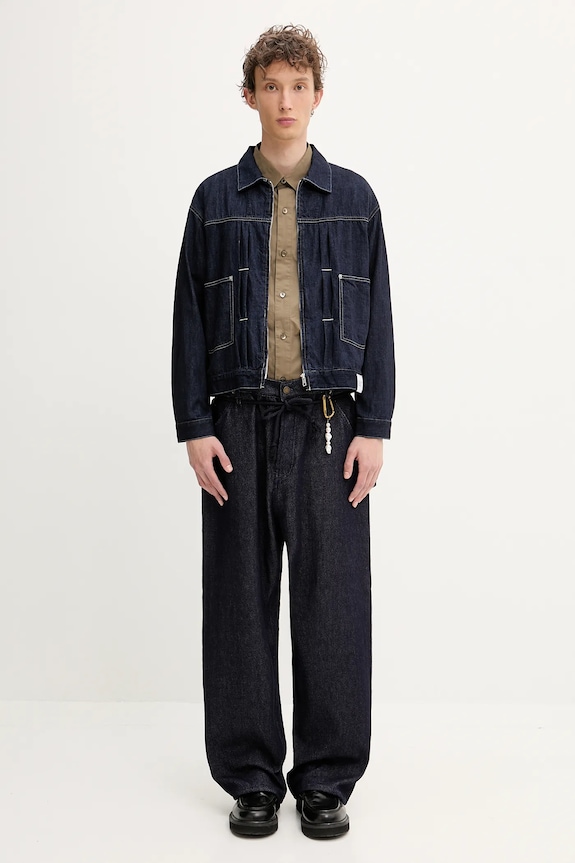 Džínová bunda NEIGHBORHOOD WASHED LW DENIM ZIP 251SPNH.JKM01