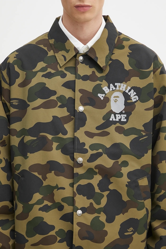 Bunda A Bathing Ape Gore-tex wind stopper zelená 1K70140005