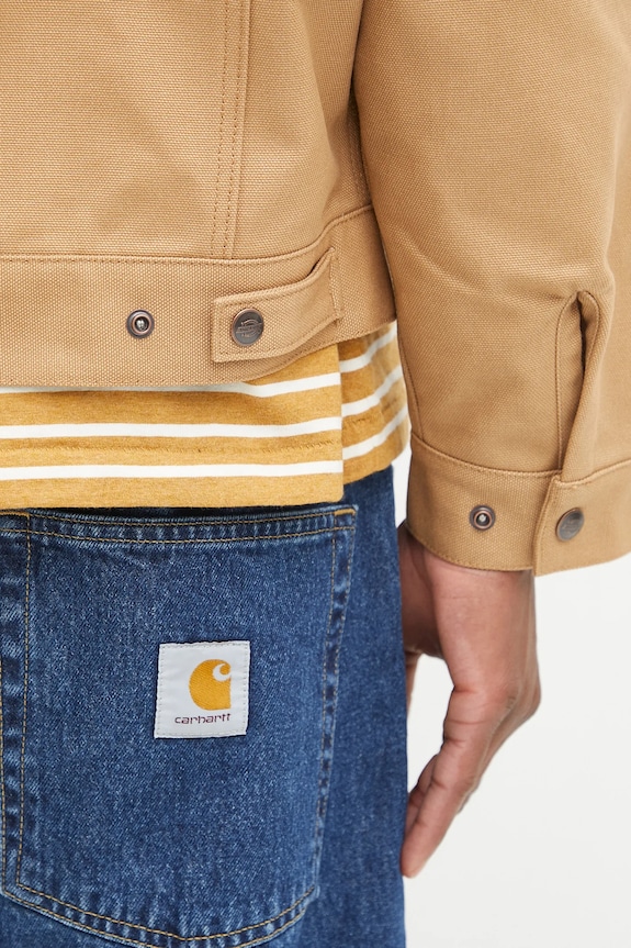 Бавовняна куртка Wacko Maria DICKIES / WORK JACKET 25SS.WMO.DC01 коричневий