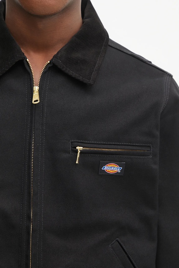 Bavlněná bunda Wacko Maria DICKIES / WORK JACKET černá 25SS.WMO.DC01