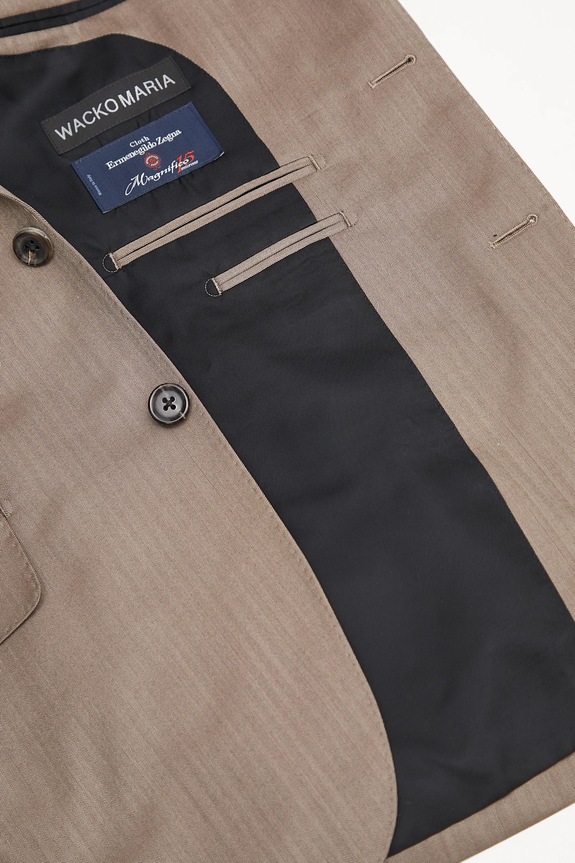 Vlněné sako Wacko Maria SINGLE BREASTED JACKET ( TYPE-3 ) 25SS.WMO.SU03
