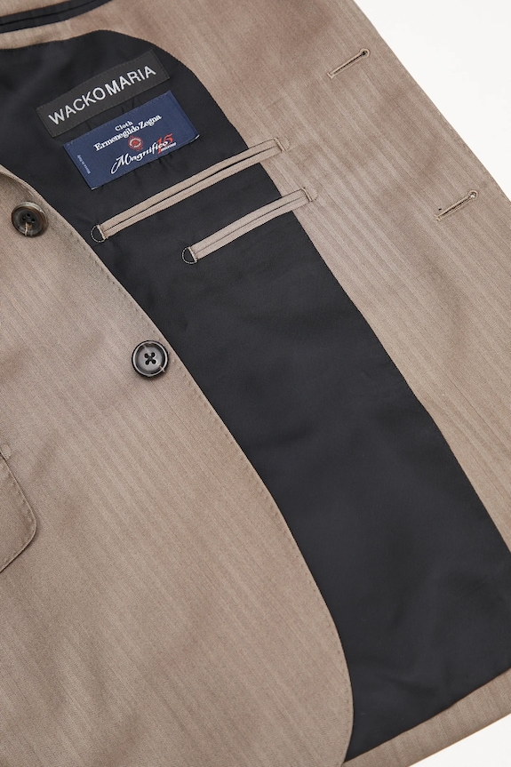 Vlněné sako Wacko Maria SINGLE BREASTED JACKET ( TYPE-3 ) 25SS.WMO.SU03