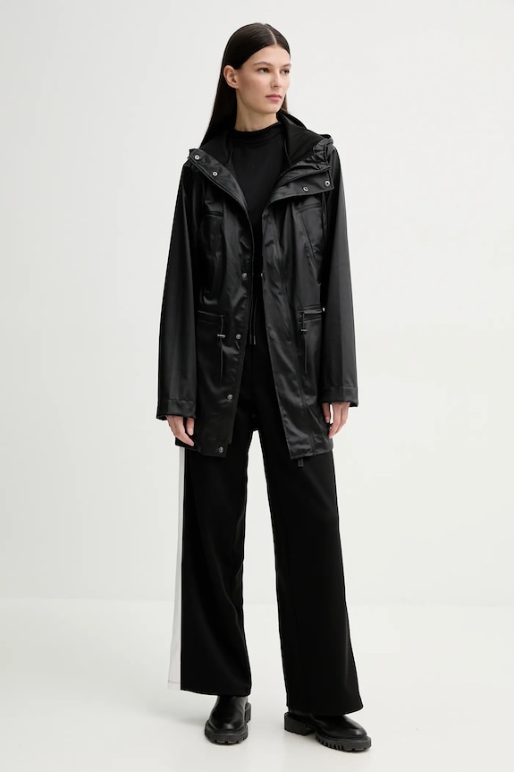 Rains kurtka Bold Long Jacket W3 12110.84 czarny