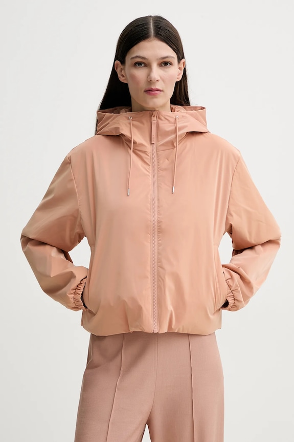 Odzież Rains kurtka Lohja Short Insulated Jacket W3T1 15780.104 różowy