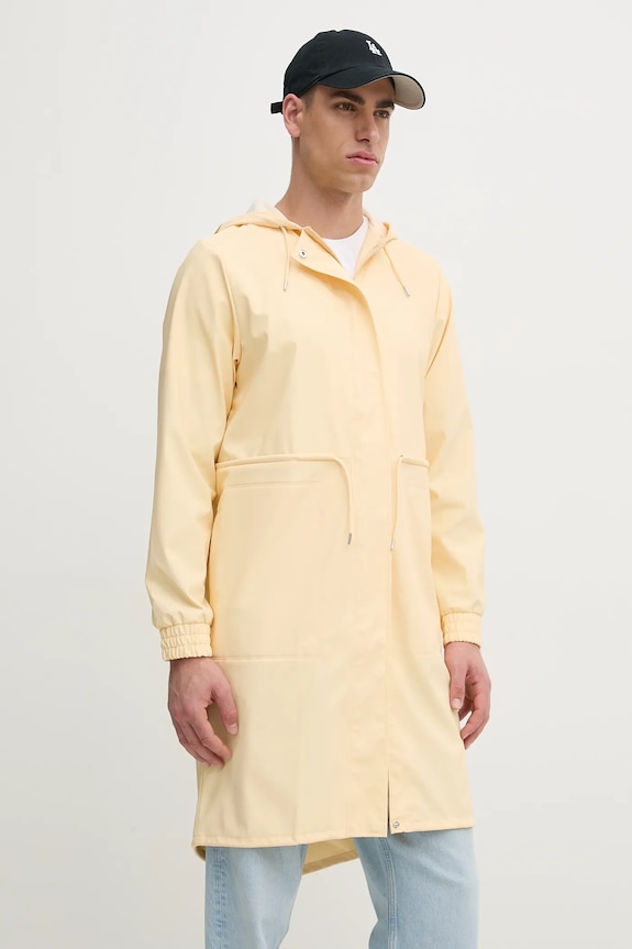 Rains kurtka String W Parka W3 18550.111 żółty SS25