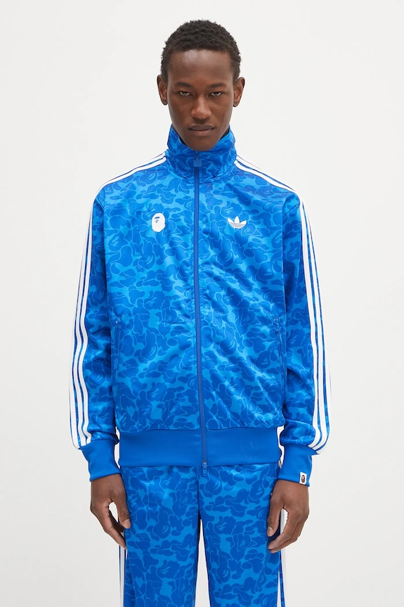 adidas Originals x BAPE SSTR PACK sweatshirt Firebird Track Top AOP other blue JN7118