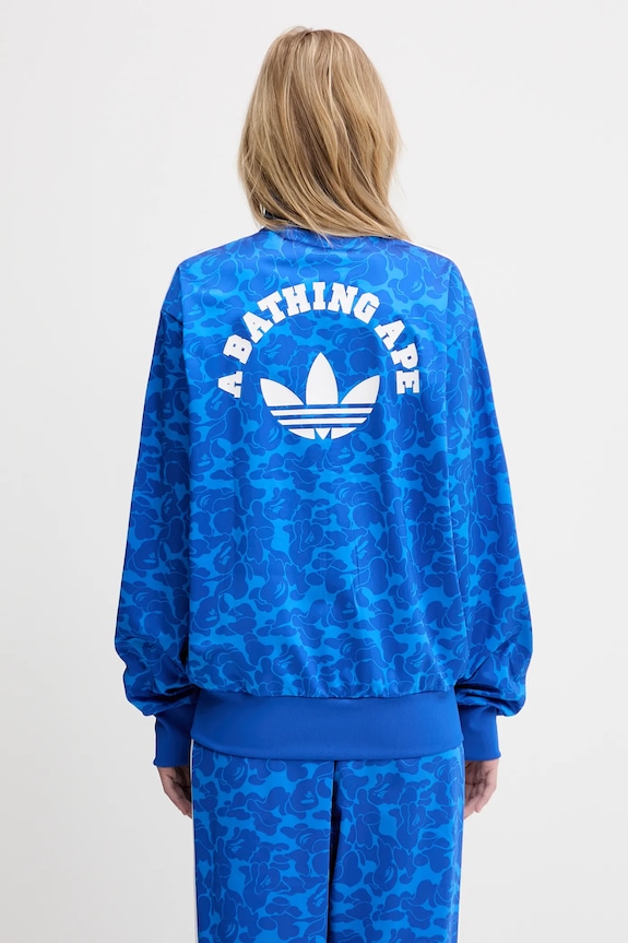 adidas Originals x BAPE SSTR PACK sweatshirt Firebird Track Top AOP JN7118