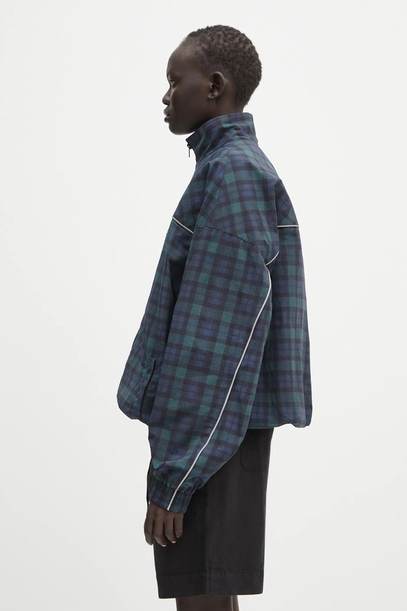Martine Rose jacket Oversized Track turquoise 171WP11024