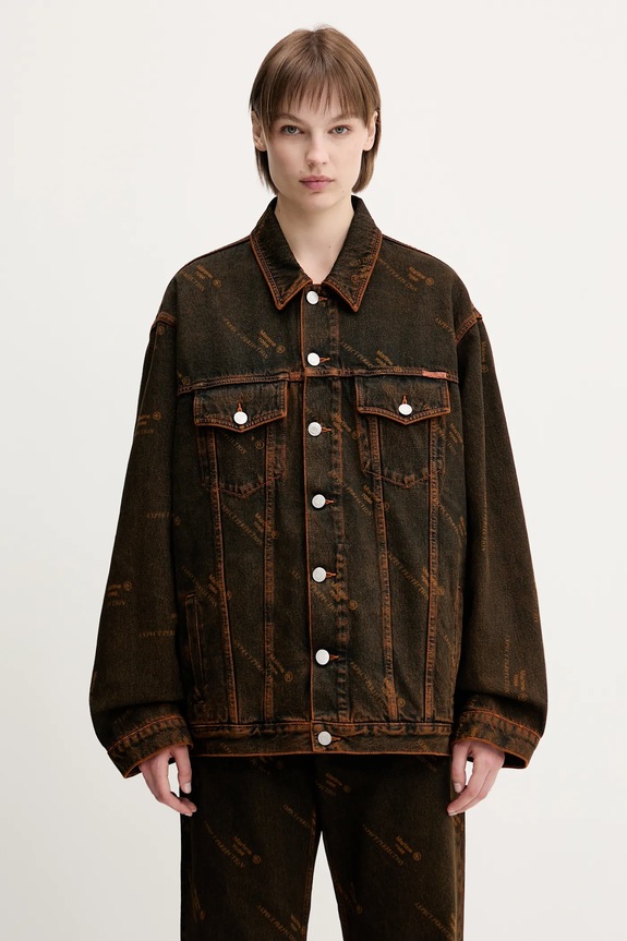 Джинсовая куртка Martine Rose Oversized Denim 201WD06204 оранжевый SS25