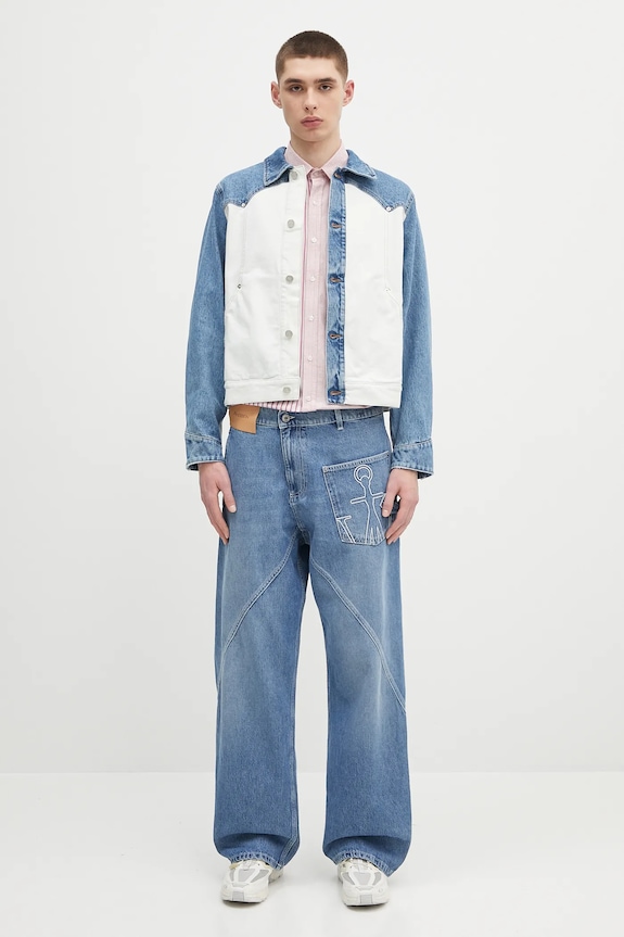 Aries geacă jeans Patchwork Western Carpenter Jacket AR7030503
