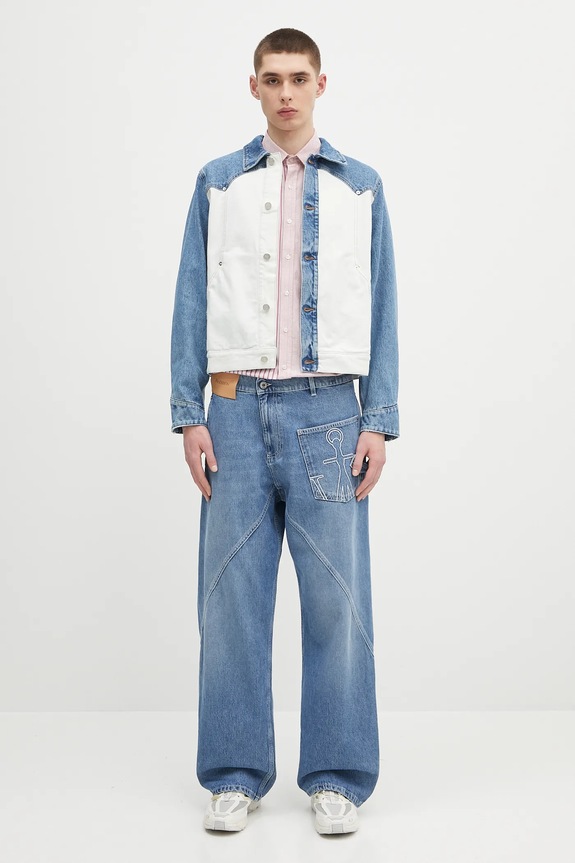 Aries kurtka jeansowa Patchwork Western Carpenter Jacket AR7030503