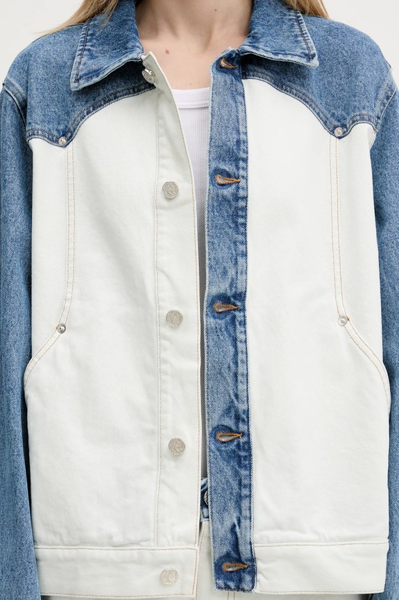 Aries geacă jeans Patchwork Western Carpenter Jacket AR7030503