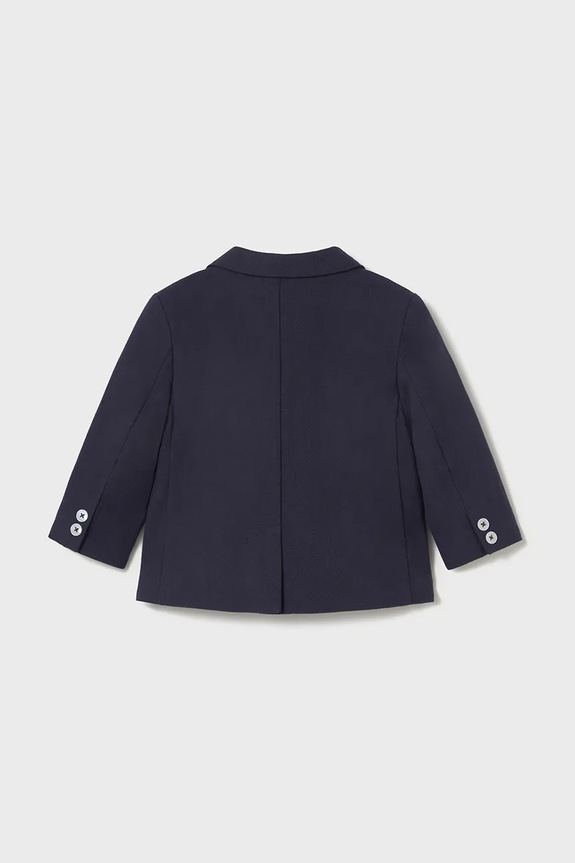 Παιδικό λινό σακάκι Mayoral 1470.3B.Baby.PPYA σκούρο μπλε SS25