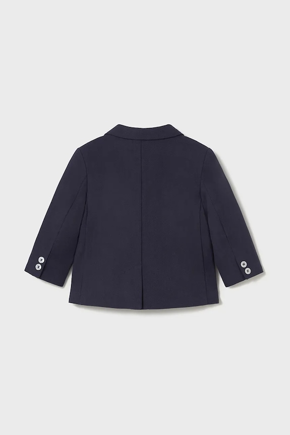 Παιδικό λινό σακάκι Mayoral 1470.3B.Baby.PPYA σκούρο μπλε SS25
