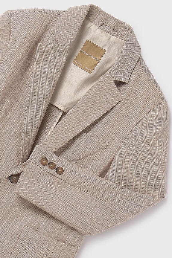 Mayoral marynarka z domieszką lnu dziecięca brązowy 6485.7B.Junior.PPYA