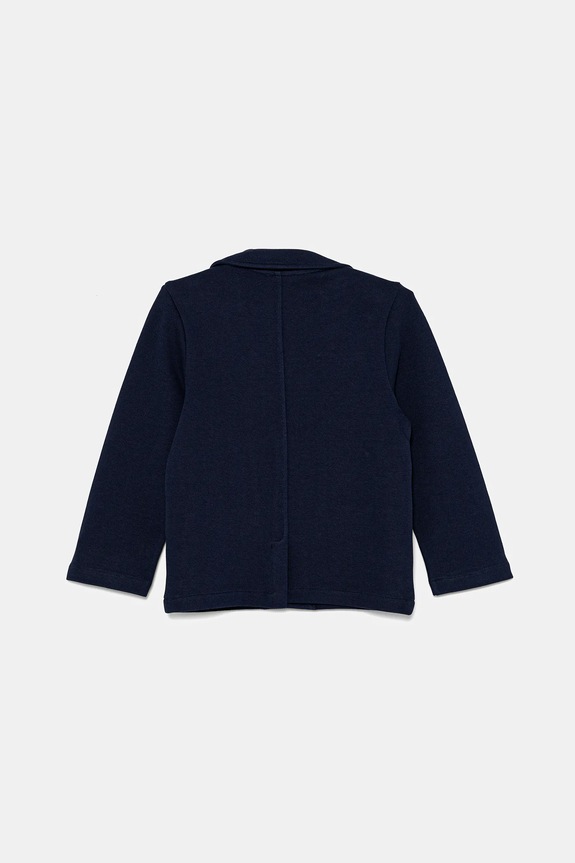 United Colors of Benetton blazer in cotone per bambini 3KWYG600F.P.Seasonal blu navy SS25