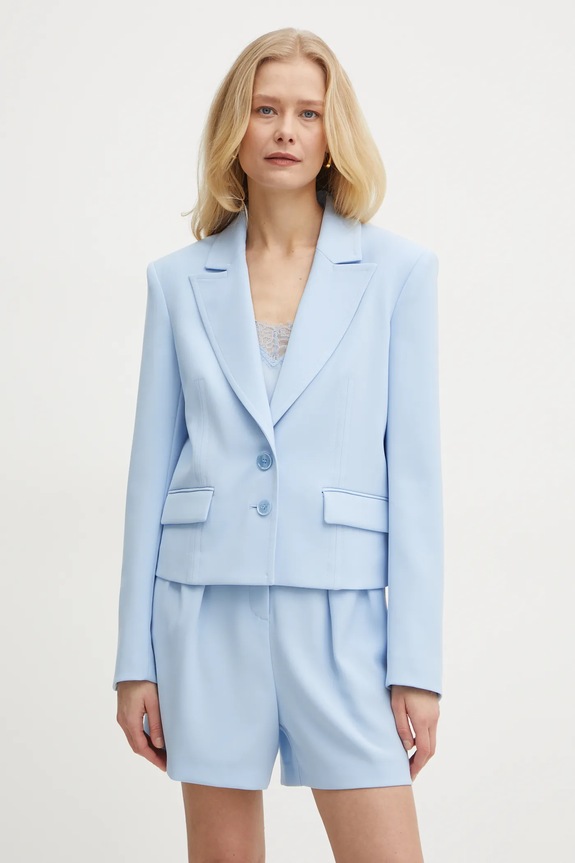 Σακάκι Patrizia Pepe ύφασμα μπλε 8S0517.A545