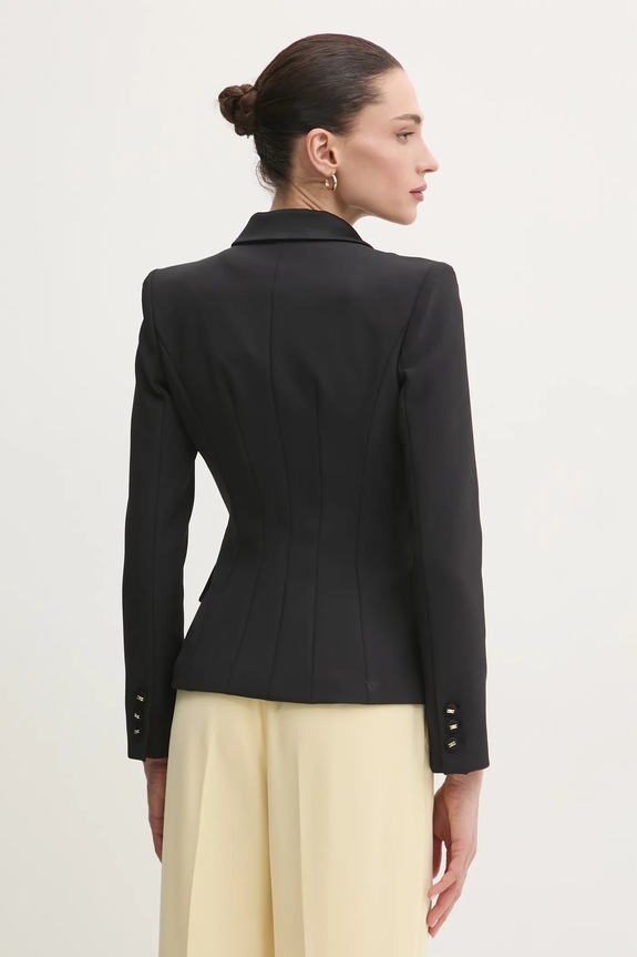 Odzież Elisabetta Franchi marynarka GI14251E2 czarny