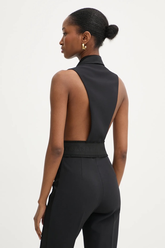 Îmbrăcăminte Elisabetta Franchi vesta GL00251E2 negru