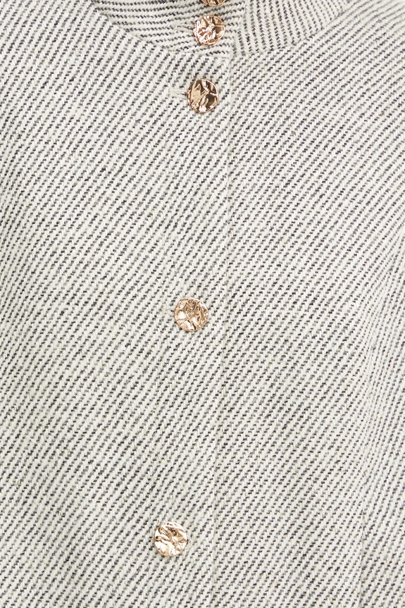 Jakna s dodatkom vune Bruuns Bazaar BBW4198 siva