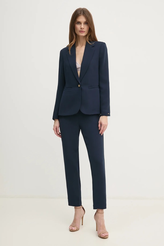 Tommy Hilfiger marynarka WW0WW44096 granatowy SS25