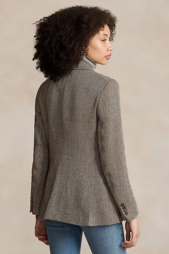 Polo Ralph Lauren blazer con aggiunta di lana 211891070 beige SS26