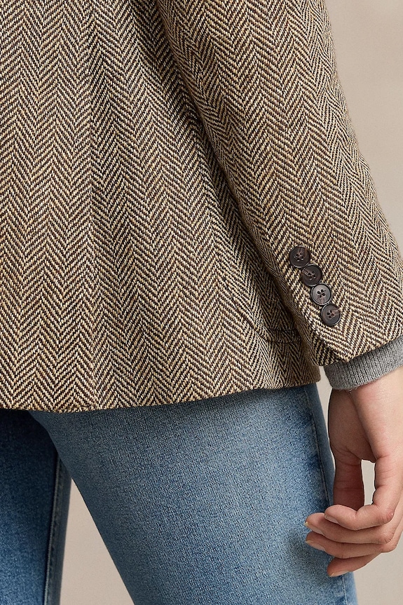 Abbigliamento Polo Ralph Lauren blazer con aggiunta di lana 211891070 beige