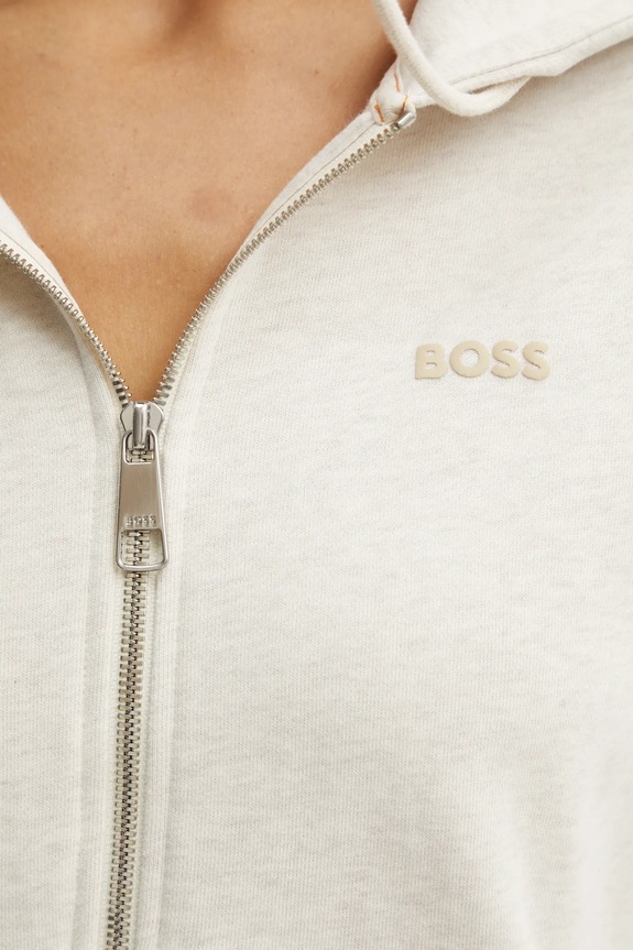 BOSS Orange bluza bawełniana 50531834 beżowy