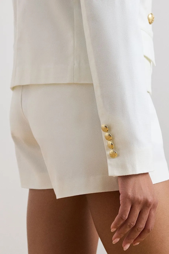Odzież Lauren Ralph Lauren marynarka bawełniana 200957205 biały
