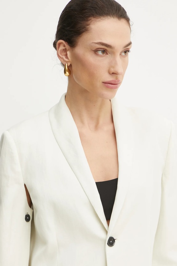 Liviana Conti giacca beige F5SL85