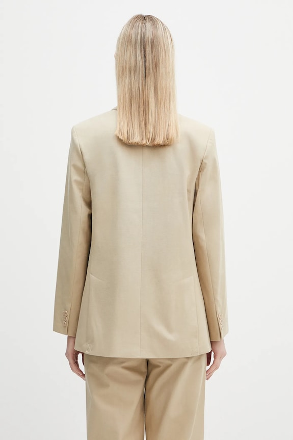 Oblečení Bavlněné sako A.P.C. veste lucy COHFU.F03212 béžová