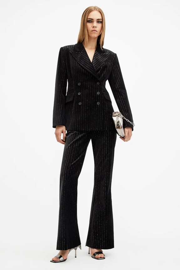 AllSaints sacou din bumbac SEVENH W026QB negru