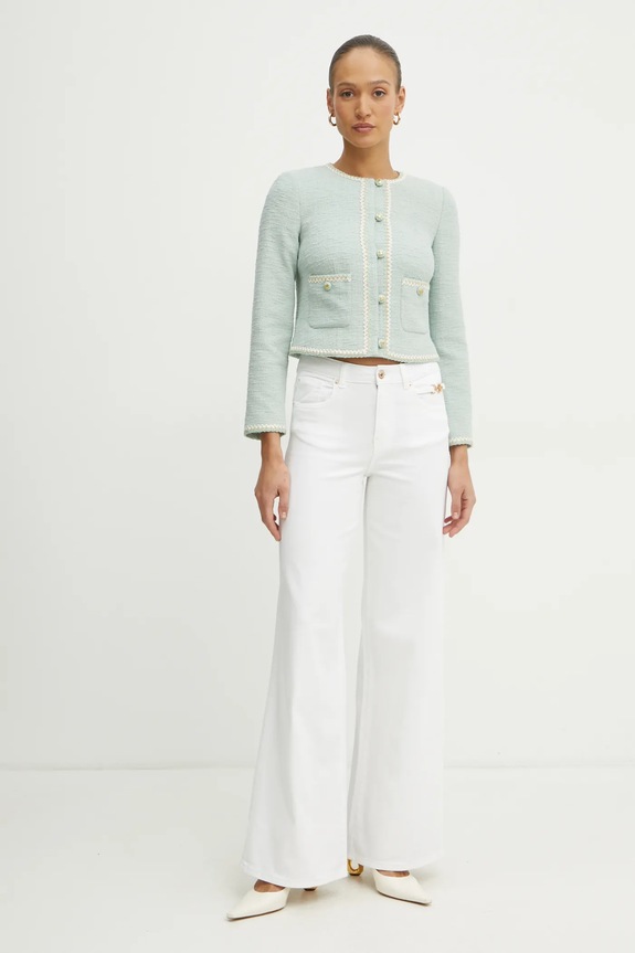 Luisa Spagnoli sacou 541684 verde SS25