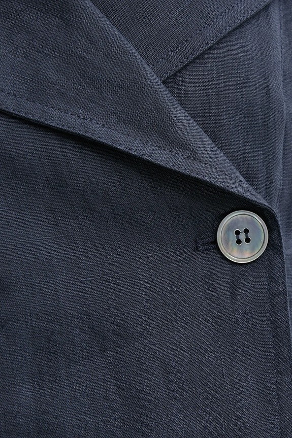 Platneni kaput Marella FLAVIO 2513041094 mornarsko plava