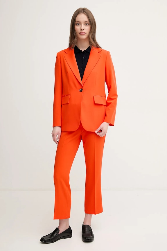 Σακάκι Sisley 2KVXLW025 πορτοκαλί SS26