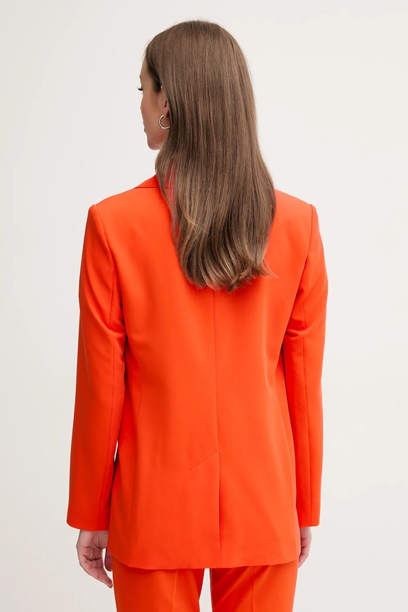 Ρούχα Σακάκι Sisley 2KVXLW025 πορτοκαλί