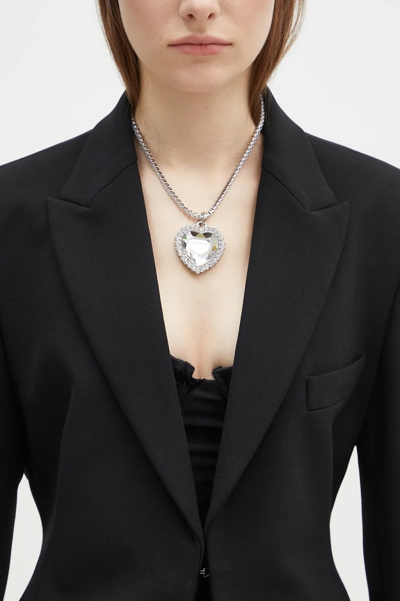 Vlnené sako VETEMENTS Hourglass Tailored čierna WA66JA420B
