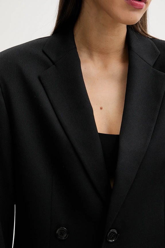 Μπλέιζερ με μίγμα μαλλιού MM6 Maison Margiela S52BN0136.M35153